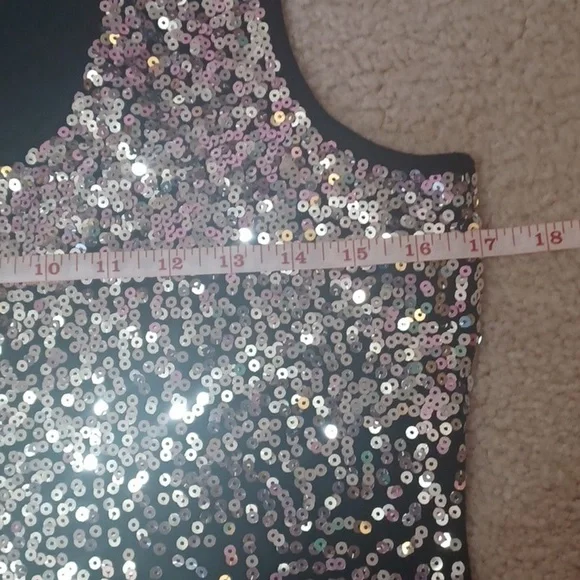 Cool Attitude Racerback Sequins Top - Picture 5 of 10
